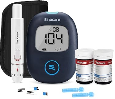 Sinocare Blutzuckermessgerät Bluetooth mit App