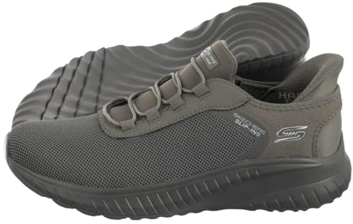Herren-Sneaker Skechers BOBS Squad Chaos Tough Walk Slip-Ins Olive Größe 41,5