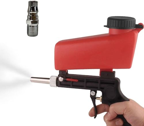 Protoence Sableuses De Petite Taille | Pistolet de Sablage Manuel à Buse,Aérogommeuse de Précision,pour Meubles Métal Bois Garage Atelier Bricolage Maison