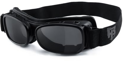 Chillout Rider® | Kradbrille, Motorrad Sonnenbrille, Motorradbrille | beschlagfrei, gepolstert, bruchsicher | Brille H3