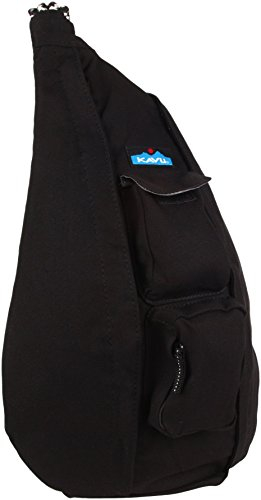 KAVU Rope Bag - Einzigartiger Outdoor Crossbody Rucksack Trifft Jeden Alltag Und Macht Es Mit Stil, damen, schwarz