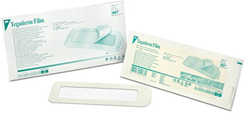 3M™ Tegaderm™ Transparent Film Dressing Frame Style, 1627, 4 in x 10 in (10 cm x 25 cm), 20/ct 4ct/Case