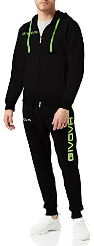 Givova Jungen King Anzug, Schwarz/grün Fluo, L EU