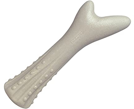 Petstages Kauknochen Hunde - Deerhorn Geweih - Langlebiger Hundeknochen & Hirschgeweih Alternative, Hergestellt aus natürlichem Geweihmaterial, Mittel