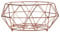 Premier Housewares Vertex Fruit Basket, 32 cm - Copper Plated