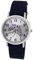 Pacific Time Mädchen Uhr Pferde analog Quarz mit Textil Wechselarmband blau 10304