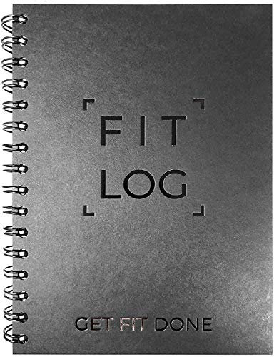 Cossac Fitness Log Book & Workout Planner - Designed by Experts Gym Notebook, Workout Tracker, Exercise Journal for Men Women