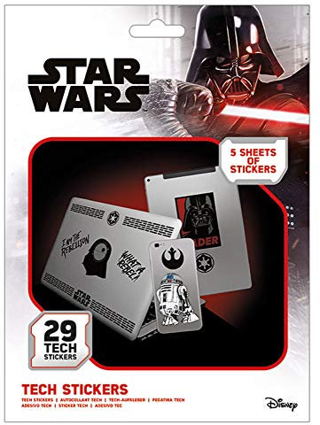 empireposter Star Wars - Symbols- Stickerset Technik Sticker - Größe ca. 17,5x24