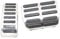 Für SKODA/FABIA I II 1 2 MK1 MK2 OCTAVIA 1U I ROOMSTER Pneumatische Bremspedalabdeckung Aluminiumlegierung Gummi Gaspedal Bremspedal Edelstahl Rutschfest 2St