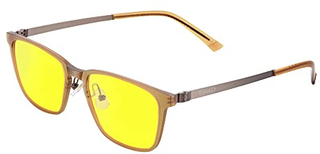 PRiSMA FRANKFURT DRiVE85 Brille mit Blaulichtfilter für Autofahrer, signallichttauglich bei Tag und Nacht, Blaulichtbrille FF923D