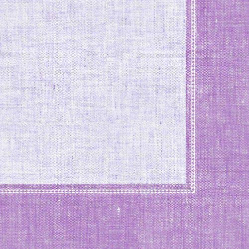 PAPSTAR Servietten ROYAL Collection 1/4-Falz 40 cm x 40 cm Flieder Linum 88315 Premiumservietten stoffähnlich Gute Faltbarkeit, 250 Stück