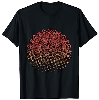 Yoga Frieden Geschenk Mandala T-Shirt
