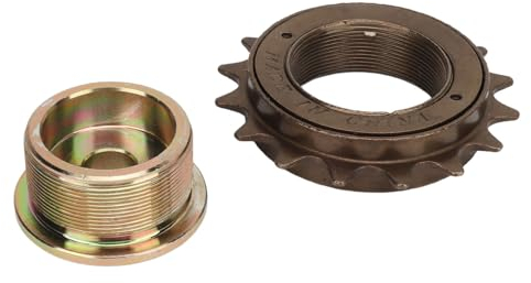 Single Speed Schwungrad, Edelstahl Freilauf, 16T Fahrradzubehör, leise Schwungrad, Fahrrad Ersatzteile, für Cargo Bike, Mountain Bike, City Bike und BMX