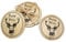 6er Set Untersetzer Hirsch | Enjoy Winter | Glasuntersetzer aus Holz | 10 cm