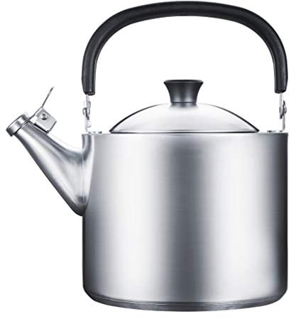 Kettle Anti-scald Stainless Steel Tea Kettle Stovetop Whistling Teakettle Teapot With Ergonomic Handle 3.5 Liters Kitchen, field