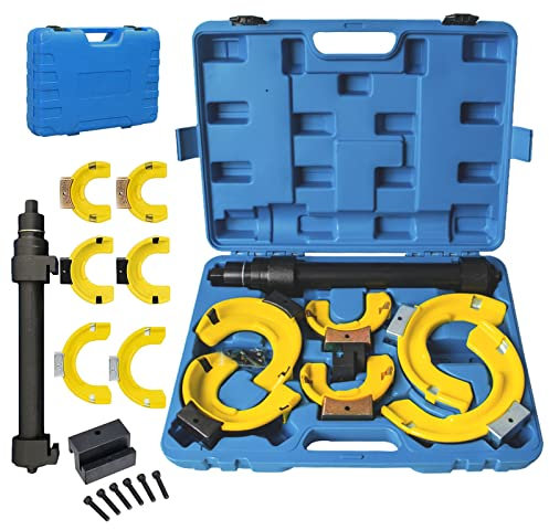 LZQ Universal Macpherson Federspanner, Mc Pherson Federbeine McPherson Federspanner KFZ Federspannersatz Universal für Mc Pherson Federbeinsysteme Satz Tuning Federbein