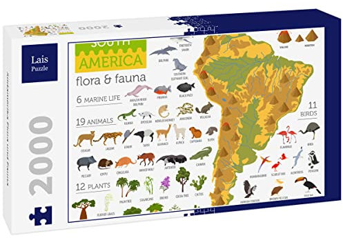 Lais Jigsaw Puzzle South America Flora and Fauna 2000 pieces