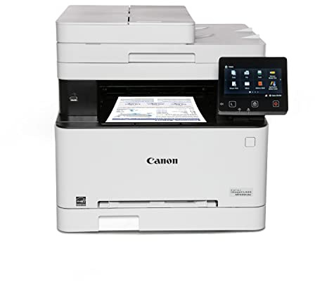 Canon imageCLASS MF656Cdw - Wireless Duplex Color Laser Printer, All-in-One with Copier, Scanner, Fax, Auto Document Feeder, Mobile Ready, 3 Year Limited Warranty, 22 PPM, White
