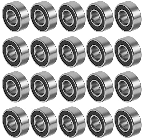 QUARKZMAN MR115-2RS 5x11x4mm Kugellager x 20Stk Chromstahl doppelt abgeschirmt für Maschinen und Werkzeuge