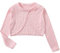 Yealoo Bambine Cardigan Bolero Maniche Lunghe Pizzo Girocollo Scrollata di Spalle Ragazze con Nodo di Prua