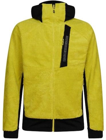 Rock Experience REMC02681-C514 Blizzard TECH Hoodie Man Fleece Sweatshirt Herren 1809 Sulphur Spring+0208 Caviar XL