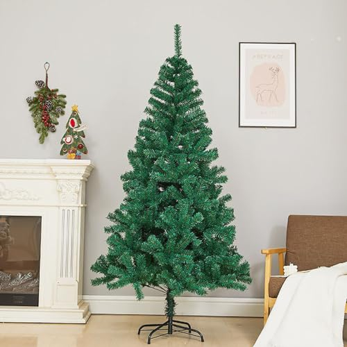 Lobwerk Künstlicher Weihnachtsbaum Kunst Tannenbaum Kunstbaum Christbaum Deko Baum PVC Wetterfest (120)