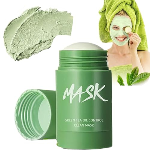 Green Mask Stick, para Limpieza Profunda Poros, eliminación de puntos negros para todo tipo de piel, Para Todo Tipo de Piel