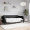 KOIECETA Tagesbett Schwarz 90x190 cm Stoff