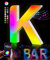 LED Buchstaben Lichter Alphabet - LED Brief Licht mit USB-Netzteil，APP-Kontrolle Musik Sync Dimmbar für Geburtstag Weihnachten Hochzeit Party Valentinstag & Festival Dekoration (K)