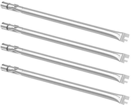 STCNADCR Lot de 4 brûleurs 62752 pour barbecue à gaz Weber Genesis 300, Genesis E310 E320 E330 S310 S320 S330 avec bouton de commande avant, brûleur de 49,5 cm de rechange pour Genesis e330