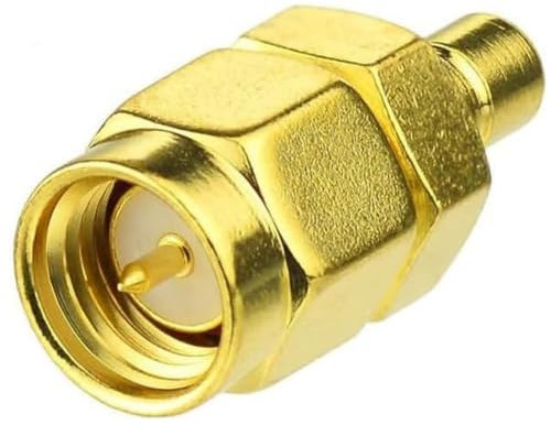 HiAoey SMB Male to SMA Male Connector Adapter for DAB Car Aerial Antenna Audio Router Signal Boosters