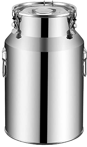 Stainless Steel Bucket Large Capacity Oil Storage Barrel For Grain Transport - 201 Fermenter Milk Vat Container