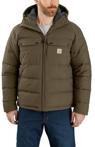 Carhartt Men's 105474 Montana Loose Fit Insulated Jacket, Mocha, M