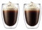 2er Set Doppelwandige Thermo Gläser Latte Macchiato Cocktail Kaffee Tee Becher 350ml