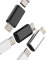 Adaptateur USB C Femelle vers Micro USB Mâle (Lot de 3) Connecteur Prise Chargeur Compatible avec Samsung Convertisseur Câble Type C Adaptateurs MicroUSB Power