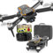 F198 Dron con Cámara HD 720p, 20 Minutos de Vuelo, Motor sin Escobillas, Flujo Óptico y Autoflotación, Control por Gestos/VR, 3 Velocidades, Despegue/Aterrizaje Automático, Estuche de Transporte