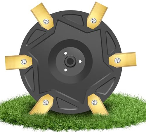 LEGQYJK Messerscheibe + 6 Stücks Ersatzklinge kompatibel mit Segway Navimow Mähroboter H-Serie H500E, H800E, H1500E, H3000E-VF, Mähroboter Messerteller aus Glasfaserverstärktem Kunststoff