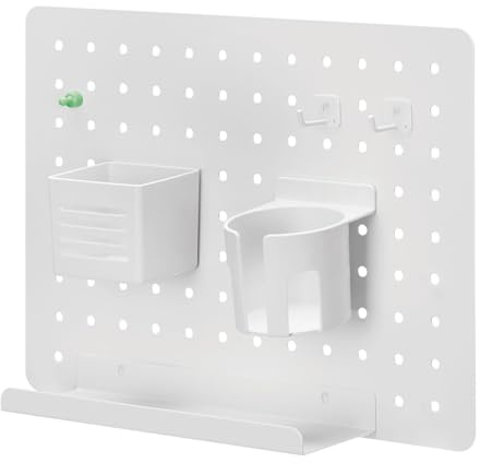 LogiLink PB0105 - Lochplatten Organizer für Wandmontage, Lochabstand 32 mm