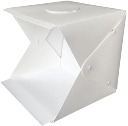 Weiße Lichtbox 40cm Faltbar aus Kunststoff für Produktfotografie