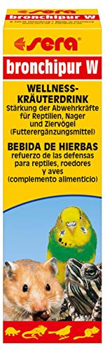 sera bronchipur W 50 ml - Wellness-Kräuterdrink zur Stärkung der Abwehrkräfte für Reptilien, Nager und Ziervögel