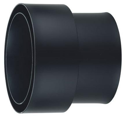 Möck Anschlussstück für doppelwandige Rauchrohre, System Primus, 150 mm Schwarz für herkömmliches doppeltes Wandfutter
