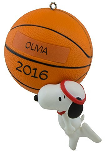 Hallmark 2016 Weihnachten Ornament Slam Dunk Snoopy Basketball Ornament