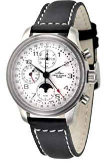 Zeno Watch Basel Herren Uhr Analog Automatik mit Leder Armband 9557VKL-e2