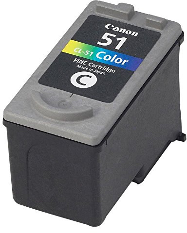 Canon CL 51XL original Tintenpatrone Mehrfarbig XL für Pixma Drucker MP150 MP160 MP170 MP180 MP450 MP450x MP460 iP2200
