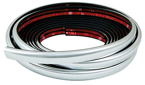 Pilot 14903 Fender-Trim Profilo adesivo angolare cromato. - 5m 15 mm