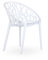 NEUERRAUM Ghost Chair Armlehnstuhl Schickes Design, hochwertige Verarbeitung, Komfortables Sitzen, Für Außen und Innen geeignet. Abbildung in Glossy Weiß