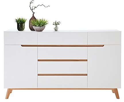 möbelando Sideboard Highboard Kommode Standschrank Schrank Beistellschrank Griffith I