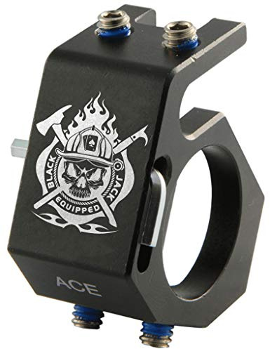 BlackJack Firefighter Helmet Aluminum Flashlight Holder