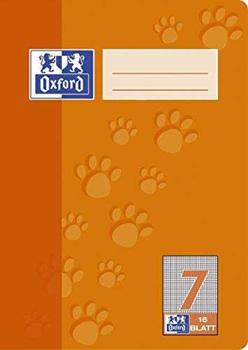 Oxford 100050409 Heft A5 / 16 Blatt Lineatur 7 (5er Pack)