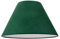 Traditional 12 Forest Green Cotton Coolie Lampshade Suitable for Table Lamp or Pendant by Happy Homewares
